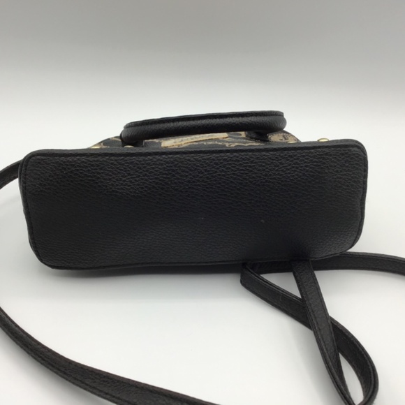 JUSTICE Black & Gold Women/Girls' Handbag / Crossbody Youth Purse - Picture 7 of 7